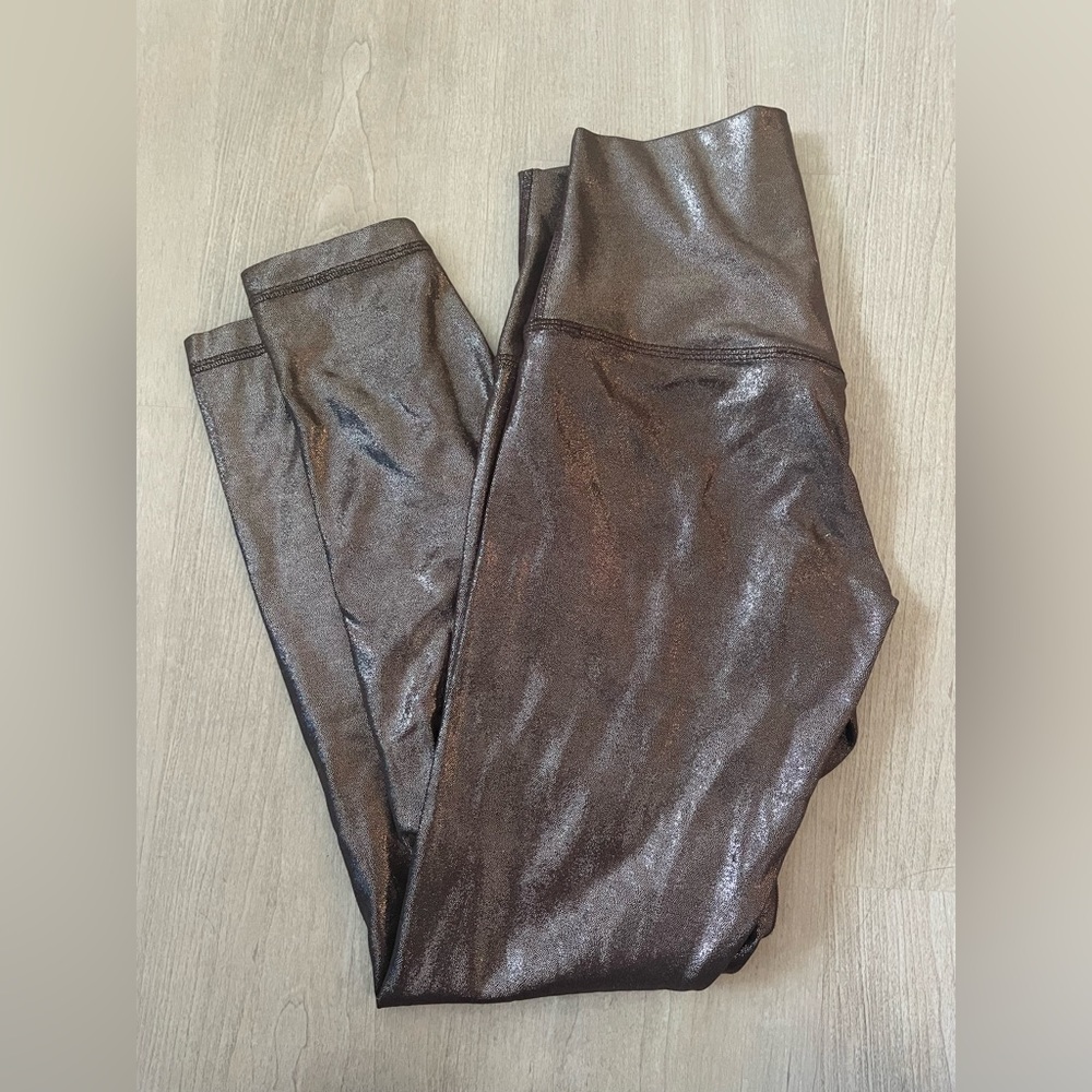 Lululemon metallic leggings
